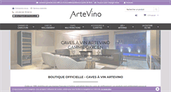 Desktop Screenshot of boutique-artevino.com