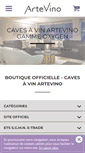 Mobile Screenshot of boutique-artevino.com
